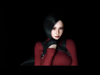 ada wong gets a rough throat fuck